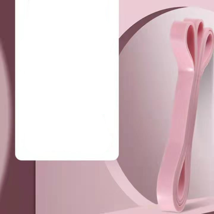 Pink resistance bands for home workouts, durable fitness equipment for strength training
