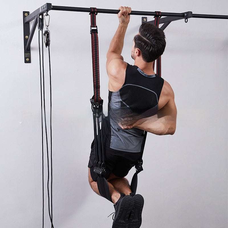 Fitness Equipment Chest Expander with two-leg pull-up damper made of latex
